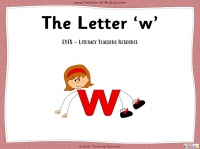 The Letter 'w' - EYFS